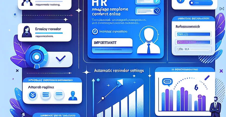 HR 软件如何管理员工合同续签？自动化提醒设置技巧